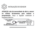 SENSOR PRESENCA TETO SMART X - CONTROL BIVOLT - EXATRON