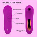 Sugador Vibrador Clitoriano Clitoris Feminino Vácuo Estimulo