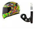 Suporte de Parede para Pendurar Capacete De Moto e Bicicleta