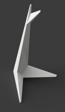 Suporte Para óculos de mesa Vertical Moderno Angulos Retos