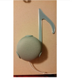 suporte parede google home nota musical musica tom