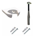 Suporte Parede Taco Bastoes Baisebol Vertical C/ Parafusos