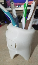 Suporte Porta Escova de dente Divertido Dentão Sorriso Smile