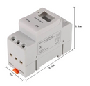 Temporizador Timer Digital Fixação Trilho Din 220v Exatron