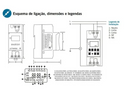 Temporizador Timer Digital Fixação Trilho Din 220v Exatron