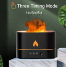 Umidificador De Ar Difusor De Óleos Essenciais Usb Chama