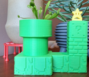 Vaso Decorativo Para Plantas Super Mario Word Stars