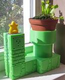 Vaso Decorativo Para Plantas Super Mario Word Stars