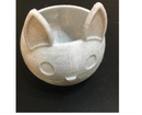 Vaso para suculenta flores formato gato lindo
