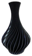 Vaso Plantas Modelo Espiral  Preto - Jarro Decoração 12cm