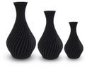 Vasos para Plantas Artificais - Jarro Espiral Decoração Sala