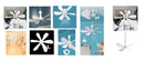 Ventilador De Teto Portátil Usb Silencioso 6 Pás Ceiling Fan