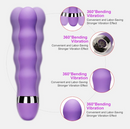 Vibrador Massageador Duplo Silencioso Impermeável 18cm