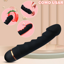 Vibrador Silicone Á Prova D'Água 20 Frequências 16 Cm