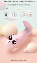 Vibrador Vestível tipo borboleta recarregável com controle