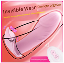 Vibrador Vestível tipo borboleta recarregável com controle