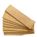 Chapa em MDF retangular 18x5cm 3mm para artesanato c/ 8 pcs