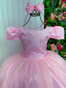 Vestido Enjoy Longo Rosa Bebe Babadinho