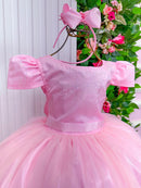 Vestido Enjoy Longo Rosa Bebe Babadinho