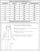 Vestido Princesa Tematico Bela e a Fera