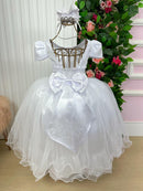 Vestido Enjoy Longo Branco Babadinho