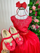Vestido Enjoy Longo Regata Vermelho