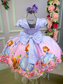 Vestido Infantil Temáticos da Gigi Princesa Sofia