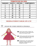 Vestido Infantil Temáticos da Gigi Fadas - Tinker Bell - Sininho Rosa