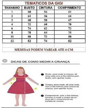 Vestido Infantil Temático da Gigi Patrulha Canina- Sky