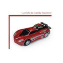 Kit 6 carrinhos de fricção coloridos e 1 helicóptero asa móvel + ambulância
