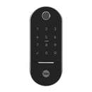 Fechadura Digital LIA Rolete Cromo - biometria senha chave