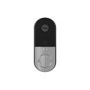 Fechadura Digital LIA Rolete Cromo - biometria senha chave