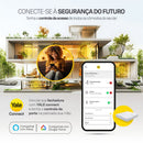 Kit Fechadura Digital LIA Rolete Cromo- APP biometria senha