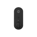 Fechadura Digital LIA Rolete Preto Fosco - biometria senha chave