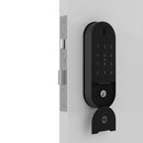 Kit Fechadura Digital LIA Rolete Preto Fosco - APP biometria senha