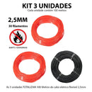 Kit 3 Cabo Eletrico Flexivel