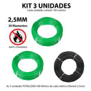 Kit 3 Cabo Eletrico Flexivel