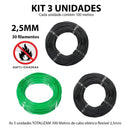 Kit 3 Cabo Eletrico Flexivel