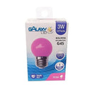 Lampada Bolinha Led Decorativa Colorida Abajur 3W 127V