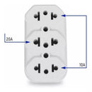 Adaptador de 3 tomadas