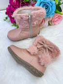 Bota/Coturno Flor Di Mila Zoe Nude-Rose