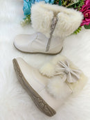 Bota/Coturno Flor Di Mila Zoe Off-Marfim