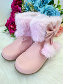 Bota/Coturno Flor di Mila Zoe Rosa Bebe