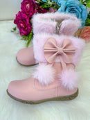 Bota/Coturno Flor di Mila Zoe Rosa Bebe