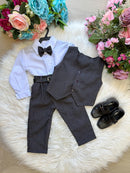 Conjunto Miss Cherry Colete Davi Preto