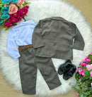 Conjunto Miss Cherry Social Terno Matheus Verde Militar
