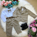 Conjunto Miss Cherry Social Gabriel Terno - Blaizer Bege