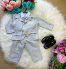 Conjunto Miss Cherry Social Gabriel Terno - Blaizer Cinza Claro