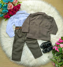 Conjunto Miss Cherry Social Terno Gael Verde Militar