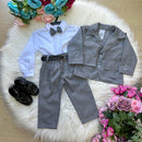 Conjunto Miss Cherry Social Gabriel Terno - Blaizer Cinza
